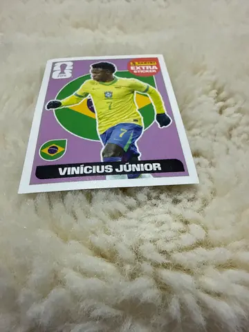 panini pink Vinícius Júnior extra sticker