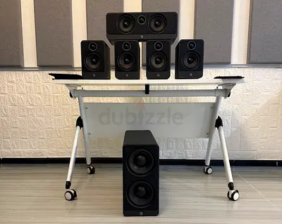 Q Acoustics 5.1 Home Theater Speaker Set with Subwoofer - Excellent Condition