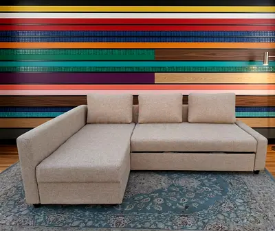 Hydraulic Corner Sofa Bed Premium Quality | Excellent Condition Size: 230 × 160 cm