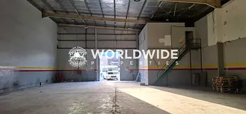 30KW Electricity | Road-Facing | Spacious 5,000 Sq. Ft. Ground Floor Warehouse for Rent in Al Jurf 1