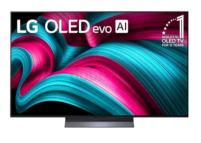 LG 55-Inch Class OLED evo AI 4K C5 Series Smart TV w/Dolby Atmos, Dolby Vision, HDR10, AI Super Upsc