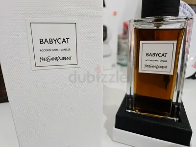 Yves Saint Laurent BABYCAT perfume - Accord Daim Vanille (used bottle)