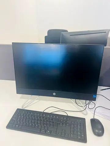 HP All-in-One Desktop with Keyboard  Mouse - Good Condition