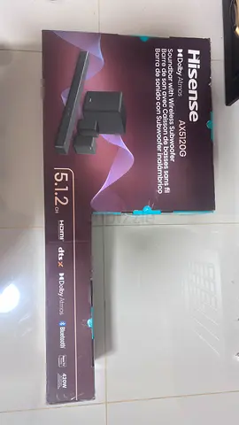 Hisense 5.1.2 Dolby Atmos Home Theater Soundbar - Used Boxed