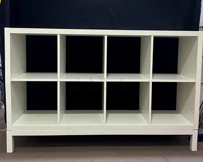 IKEA Kallax with iron base