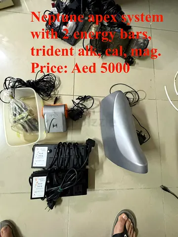 Neptune Apex System with 2 Energy Bars + Probes (Trident Alk/Cal/Mag) - AED 5000