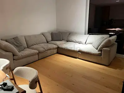 Five parts modular sofa