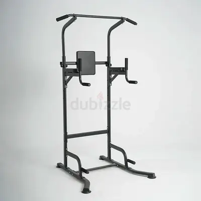 Power Tower Multi-Function Pull Up Rack Dip Station - Adjustable Height