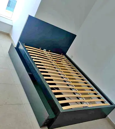 Ikea Malm bed with mattress queen size