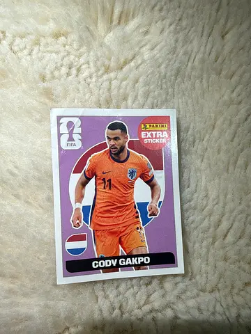 cody gakpo panini extra pink sticker