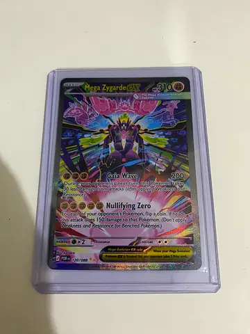 Pokemon Trading Card in Protective Sleeve