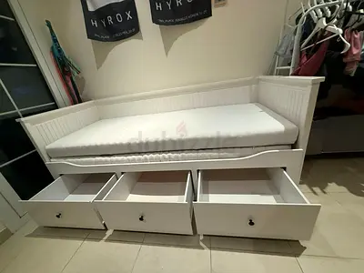 IKEA hemnes daybed frame with two IKEA mattress Available in excellent condition Size 80_200cm the