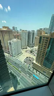 90 sqm 1BR apartment in Al Taawun with front road view, parking, built-in wardrobes, gym & pool, eas
