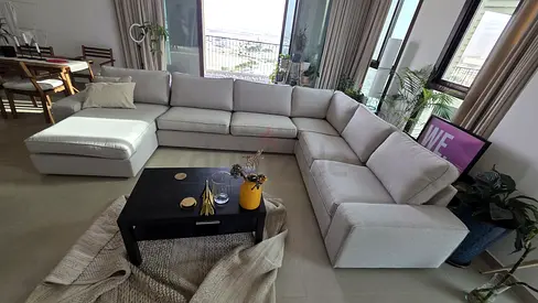 Ikea kivik ushape sofa beige