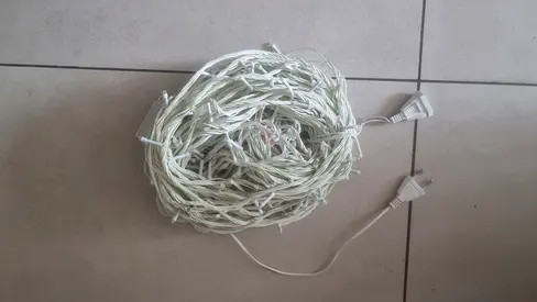 White LED String Lights - 50m Decorative Fairy Lights
