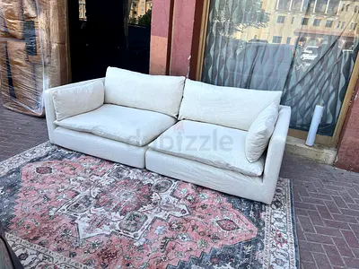 Perfect condition Linen Fabric sofa