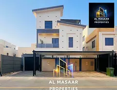 For rent: A two-story villa with a penthouse, featuring 6 master bedrooms and central air conditioni
