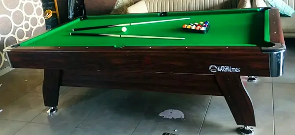 9FT Billiard Table, Pool Table Green with Ball Collection