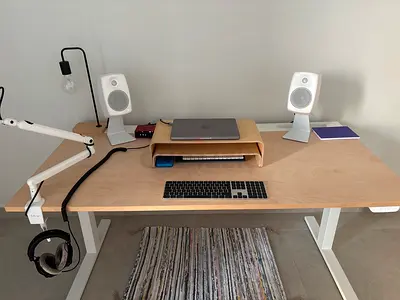 Desk sit/stand, electric