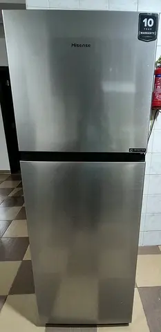 Hisense 2-Door Stainless Steel Refrigerator – Flawless Working Condition