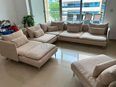Ikea soderhamn u shape sofa