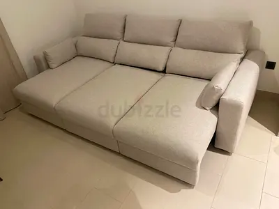 Eskilstuna L shape sofa bed