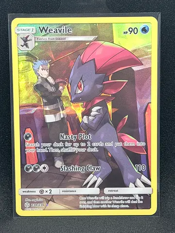 Pokemon Cosmic Eclipse Weavile (Secret) 238/236