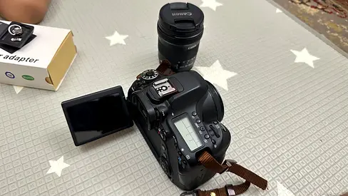 Canon 80D body with extra lens