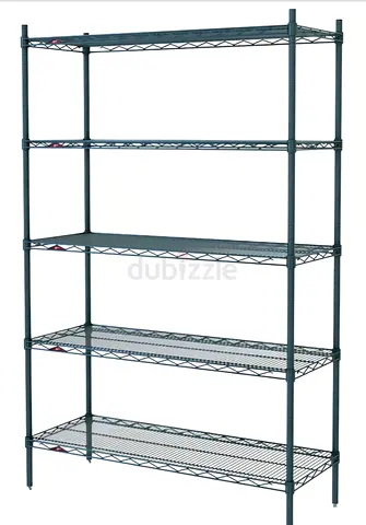 Heavy-Duty Metal Wire Shelving Unit - 4 Tier