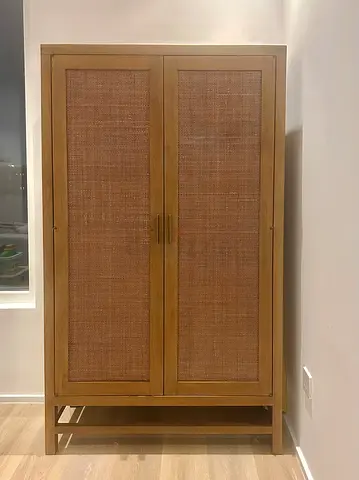 Crate and Barrel Wooden Cabinet - perfect Condition