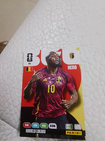 Lukaku football card