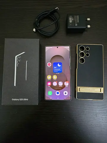 Samsung Galaxy S25 ultra with Box Dot TDRA Dual physical sim 12/256Gb storage waterpack