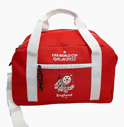 Red FIFA World Cup 2022 England Duffle Bag - Medium Sports Bag