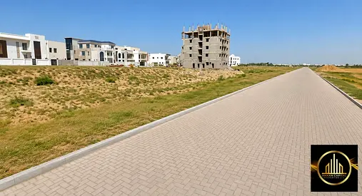 Residential and commercial plot on the corner of Waska Street (G+5), on the main road opposite Al Bahya