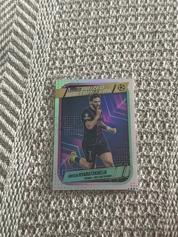 Topps Chrome Finest - Khvicha Kvaratskhelia - Prized Footballers