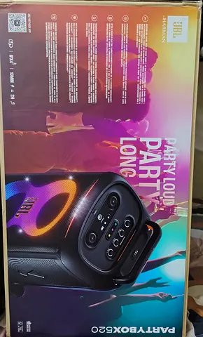 New JBL PartyBox 520 Portable Bluetooth Party Speaker