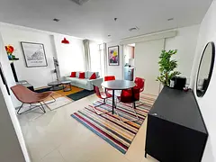 Luxury 1bhk with balcony /// modern community with gym pool and cover parking just 65k
