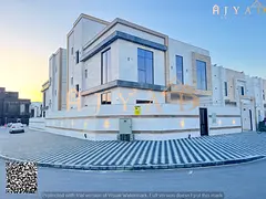 For sale: villa in Al Helio 2 Ajman, corner unit, 7 rooms, central AC, land 3735 sq ft, built 4800 s