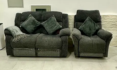 Recliner chair and sofa