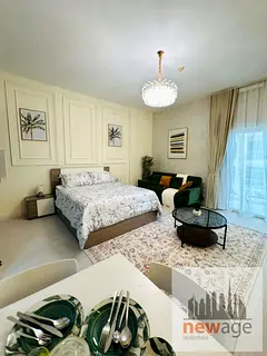 Fully Furnished Studio for Rent | Indigo Tower | Spacious Layout | With Balcony & Amenities