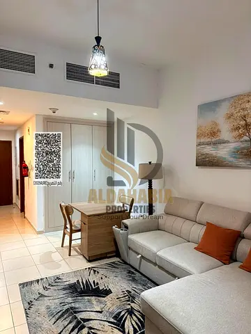 Furnished Studio for Annual Rent | Ajman One Towers – Tower 1