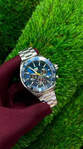 TAG Heuer Formula 1 Chronograph Stainless Steel Mens Watch – Blue Dial  Tachymeter Bezel