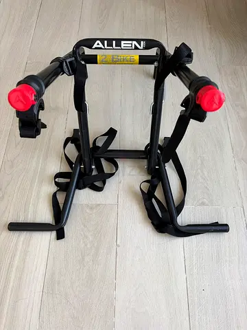 Allen 2-Bike Trunk Mount Rack — Foldable Car Bicycle Carrier