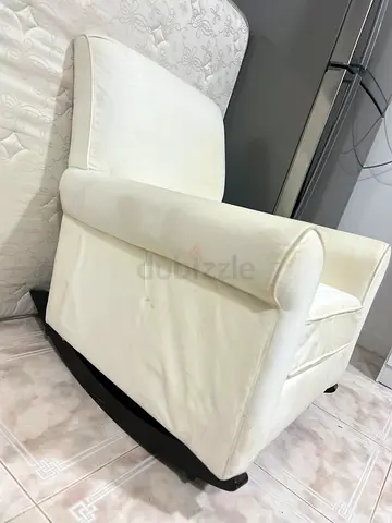 Pottery barn Upholstered Rocking Armchair - Comfortable Living Room Chair