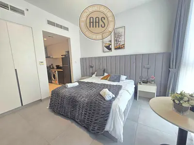 Hot offer Fully furnished studio in 35k wardrobes 1parking free