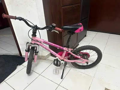 Childs Pink 16-inch Mountain Bike - Good Condition
