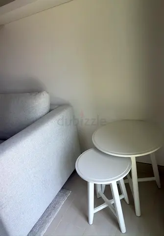 IKEA KRAGSTA Nesting Coffee Tables (Set of 2) – White | Good Condition