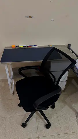 Two Modern Study Desks and One office chair