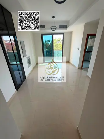Two-bedroom apartment with a living room, annual rent, first occupancy