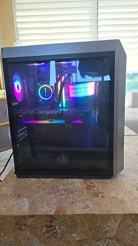 Gaming Desktop PC with RGB Cooling and GeForce RTX GPU (See Specs)